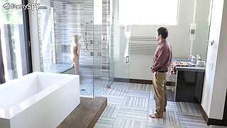 Bella Rose Gets Punished By Boss After Stealing Dildo