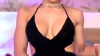 Big boobs webcam slut toys her asshole