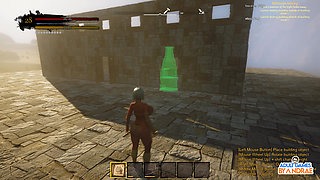 EP7: Building the Stone House Kitchen, Bed & Bath in Wicked Island (Gameplay)