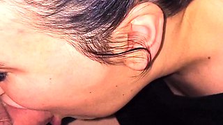 Hot amateur teen blowjob and facial HD video