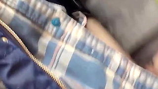 Pussy Pissing Water on the Rock