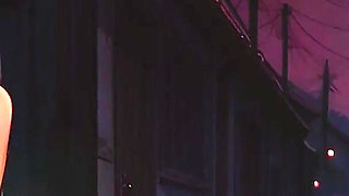 Gol Policeman Fucks a Blonde Slut in Full Moon Night